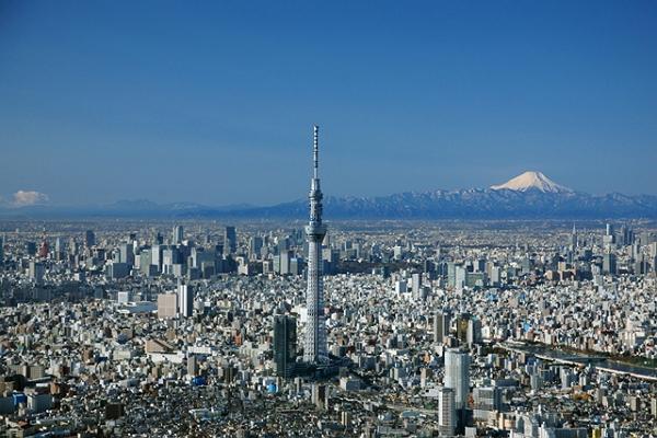 东京晴空塔skytree350米高展望台